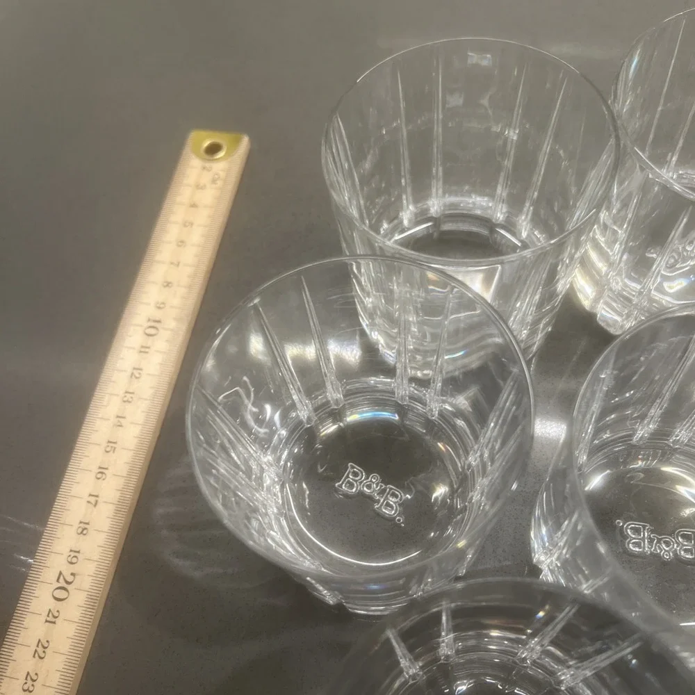 6-Capri Crystal Cristallo Al Piombo 24% Italia 10 oz Whiskey Glasses. EUC
